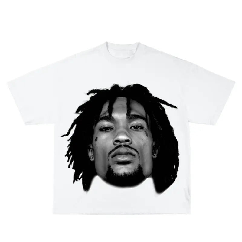 Hunxho Inspired Vintage Graphic T-shirt Heavy Cotton Tee Basketball 90 s Styled Shirt Hiphop Vibes Y2K Aesthetic...