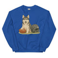 Husky Football Sweatshirt - Unisex Apparel Relaxed Fit Printed In The USA Clothing Womenswear Casual Comfort Cotton Top...