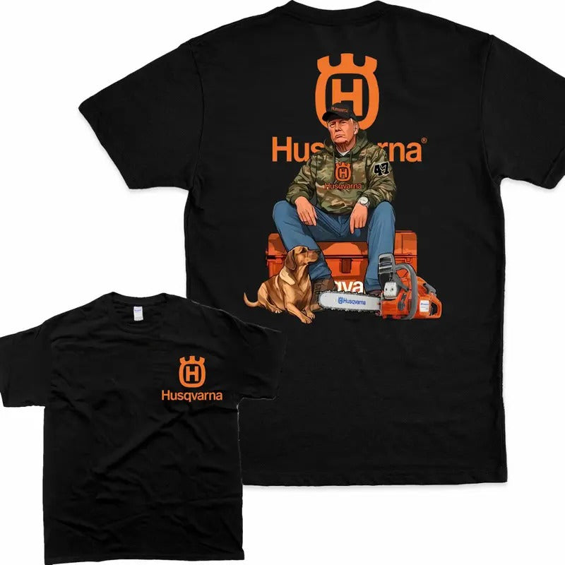 Husqvarna Inspired T-Shirt Unisex Classic Fabric Top Hoodie, Sweatshirt | GrindPrints.com