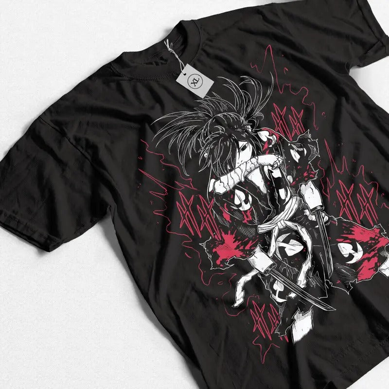 Hyakkimaru dororo T-shirt Girl Anime Manga Funny New Unisex Shirt All Size Hoodie, Sweatshirt | GrindPrints.com