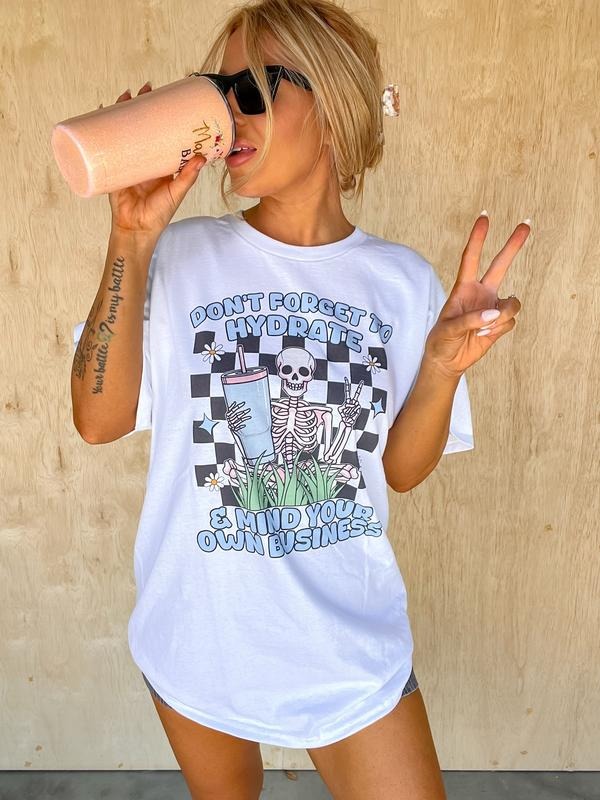Hydrate Graphic Top T-Shirts, Hoodie, Sweatshirt | GrindPrints.com