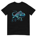 Hypnotic Iguana T-Shirt: Vibrant Neon Psychedelic Leaping Lizard made in usa Hoodie, Sweatshirt | GrindPrints.com