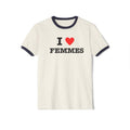 I <3 Femmes Ringer Tee Hoodie, Sweatshirt | GrindPrints.com