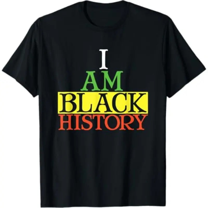 I Am Black History Proud Woman Man Tee Black History 2020 T-Shirtmade in usa Hoodie, Sweatshirt | GrindPrints.com
