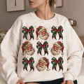 I Believe in Santa and Dinosaurs Sweatshirt, Christmas Santa Dinosaur Lover Unisex Crewneck Sweatshirt & T-shirt in...