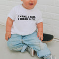 I Came, I Saw, I Threw A Fit, Toddler T-Shirts & Baby Bodysuits, Graphic Infant Clothes, Cute Baby Shower Gift, Trendy...