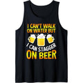 I Cant Walk On Water But I Can Stagger On Beer Gifts Men Tank Top T-Shirts, Hoodie, Sweatshirt | GrindPrints.com