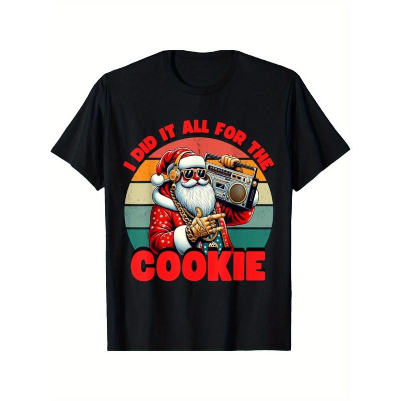 I Did It All For The Cookie Funny Santa Funny Christmas T-Shirt made in usastyle{n002}2 Hoodie, Sweatshirt | GrindPrints.com