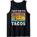 I Do It For The Tacos Mexican Workout Retro Taco Tuesday Tank Top made in usa T-Shirts, Hoodie, Sweatshirt | GrindPrints.com