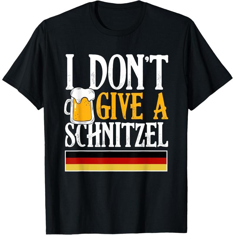 I Don't Give A Schnitzel German Beer Wurst Funny Oktoberfest T-Shirt  made in us Hoodie, Sweatshirt | GrindPrints.com