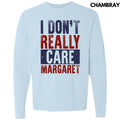 I Don't Really Care Long Sleeve Comfort Colors T-Shirt 'NLB' Hoodie, Sweatshirt | GrindPrints.com