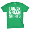 I Enjoy Green Shirts T Shirt Funny Tee For Saint Pattys Day Saint Patricks Cool Mens Funny T Shirts Cool Tees Soft...