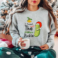 I Found The Pickle Sweatshirt, Pickle Funny Christmas Hoodie, Unisex Pickles Lover Xmas Gift Sweater, Matching Holiday...