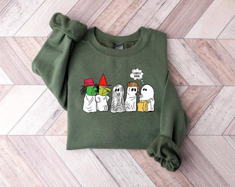 I Got A Rock Halloween Meme Sweatshirt, Funny Ghost Hoodie, Spooky Season Tshirt, Halloween Gift  T-shirt, sweater and Hoodie