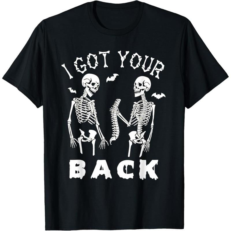 I Got Your Back Funny Skeleton Skull Tee Sarcastic Halloween T-Shirt made in usa Hoodie, Sweatshirt | GrindPrints.com