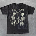 I Got Your Back Skeleton T-Shirt, Funny Skull Shirt, Vintage Skellie Y2k Tee, Vintage Graphic Shirt, Halloween Quote...