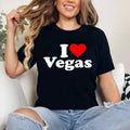 I HEART LOVE LAS VEGAS NEVADA T-Shirt | Cotton 100%, Crewneck, Top Womenswear Hoodie, Sweatshirt | GrindPrints.com