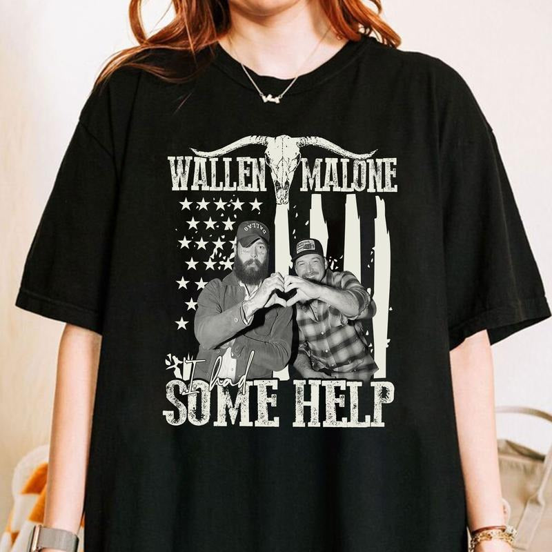 I Had Some Help Shirt, Posty Wallen Fan Shirt, Music Fan shirtstyle{n002}4 Hoodie, Sweatshirt | GrindPrints.com
