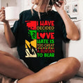 I Have Decided To Stick with Love MLK Black History Month Shirt, Black History Month Shirt, MLK Shirt Hoodie, Sweatshirt