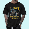 I Have Homosexual Tendencies Funny Hard Skeleton Meme Unisex T-Shirt, Cotton 100%, Top Trending Fashion Hoodie, Sweatshirt