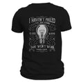 I Haven't Failed Electrician Thomas Edison Men's T-Shirt Casual Classic Hoodie, Sweatshirt | GrindPrints.com