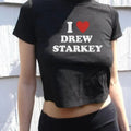 I Heart Drew Starkey | Movie TV Actor | I heart | I love | 90s Aesthetic | Grunge Clothing, I Love Top Tee Shirt, Trendy...