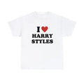 I Heart Harry shirt Love on Tour Gift for Harry Fan Menswear T-Shirt Hoodie, Sweatshirt | GrindPrints.com