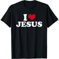I Heart Jesus T-Shirt made in usa Hoodie, Sweatshirt | GrindPrints.com