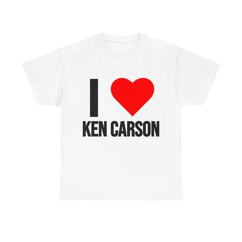 I Heart Ken Carson Top New Him Her I Love Shirt I Heart Shirt Menswear Classic Casual Collar T-Shirts, Hoodie, Sweatshirt