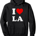 I Heart LA Souvenir I Love Los Angeles Hoodie | Unisex Hooded Sweatshirt T-Shirts | GrindPrints.com