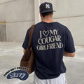 I Heart My Cougar Girlfriend T-Shirt, I Love My Cougar, Birthday Gift, Girlfriend Gift For Boyfriend, Valentines Gift For...