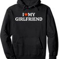 I Love My Hot Girlfriend / I Heart My Girlfriend Pullover Hoodie | Unisex Hooded Sweatshirt T-Shirts | GrindPrints.com
