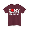I Heart My Hot Emo Boyfriend Shirt I Love My Hot Emo Girlfriend Shirt Funny Couples Shirt Humor I Love Hilarious His Hers Shirt T-Shirts, Hoodie, Sweatshirt