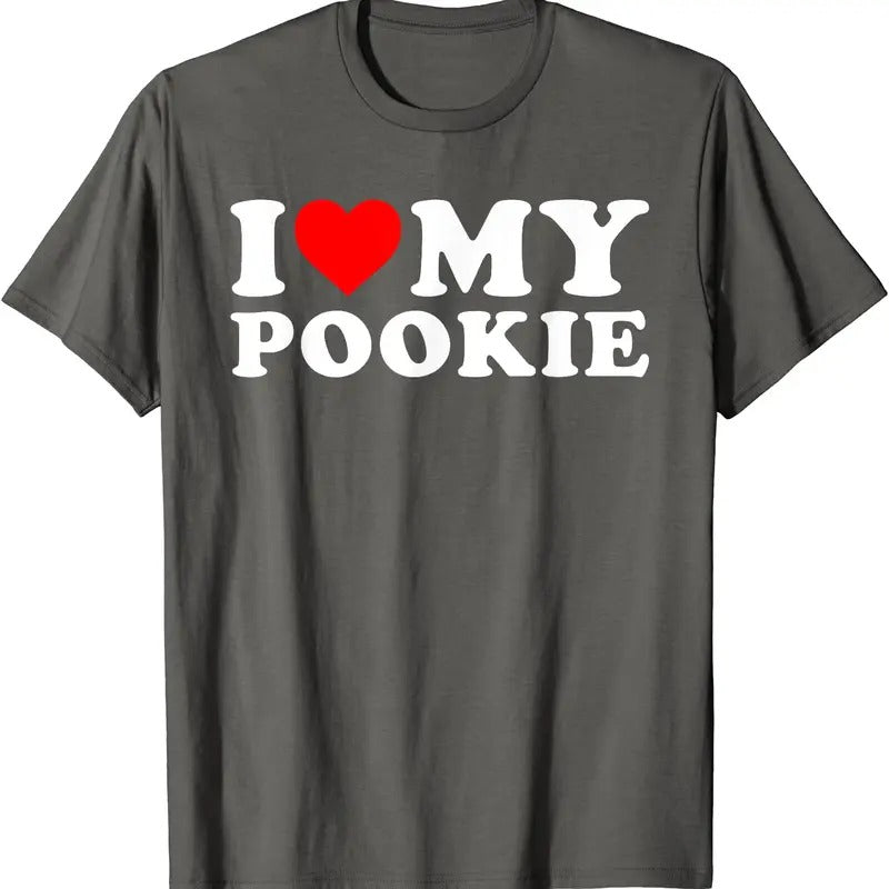 I Heart My Pookie Funny Shirt, I Love My Pookie T-Shirt | Unisex Cotton Tee, Size S-5XL Hoodie, Sweatshirt | GrindPrints.com