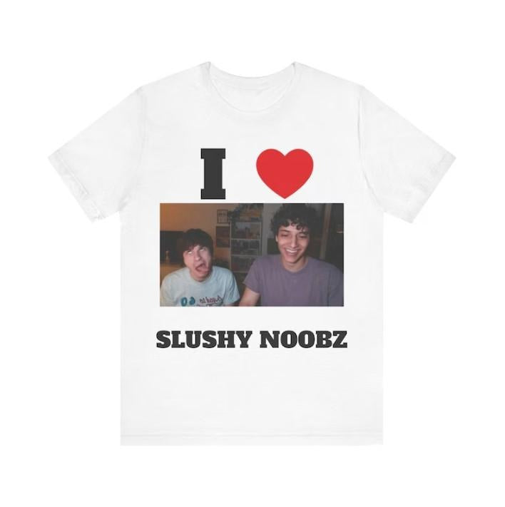 I Heart Slushy Noobz Unisex Cotton Graphic Tee Hoodie, Sweatshirt | GrindPrints.com
