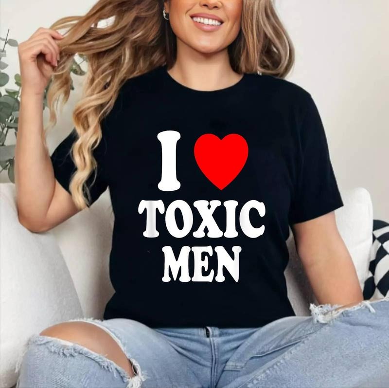 I Heart (Love) Toxic Hot Attraction Sexy Sarcastic Cotton 100% Top Womenswear T-Shirts, Hoodie, Sweatshirt