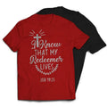 I Know That My Redeemer Lives Christian Religious T-Shirt Casual Classic Hoodie, Sweatshirt | GrindPrints.com