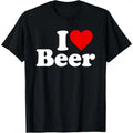 I LOVE BEER I HEART BEER T-Shirt  made in us Hoodie, Sweatshirt | GrindPrints.com