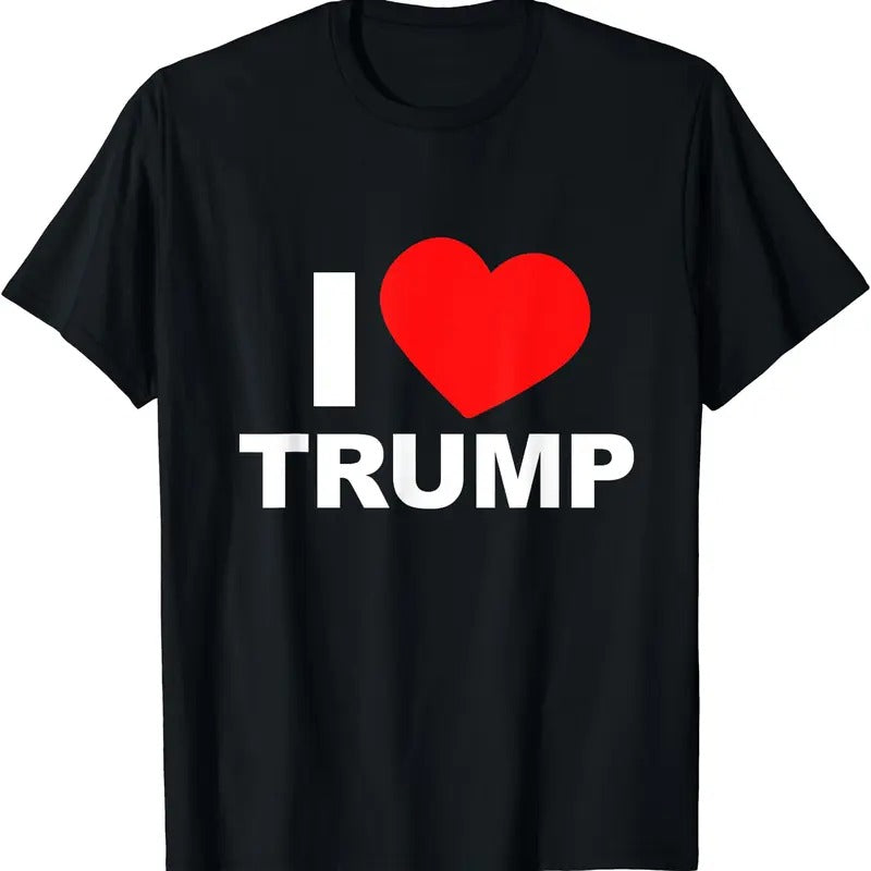 I LOVE TRUMP Support Trump POTUS Cotton Size S 5XL T-Shirts, Hoodie, Sweatshirt