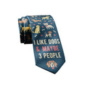 I Like Dogs And Maybe 3 People Necktie Funny Neckties for Men Cool Dog Tie Mens Funny Ties Funny Ties T-Shirts, Hoodie,...