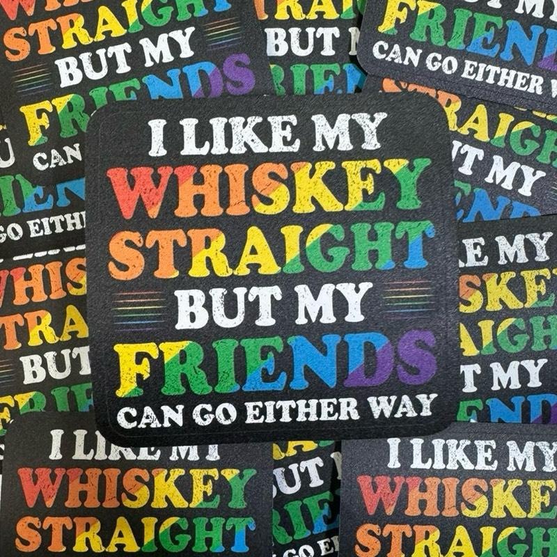I Like My Whiskey Straight Sticker T-Shirts, Hoodie, Sweatshirt | GrindPrints.com