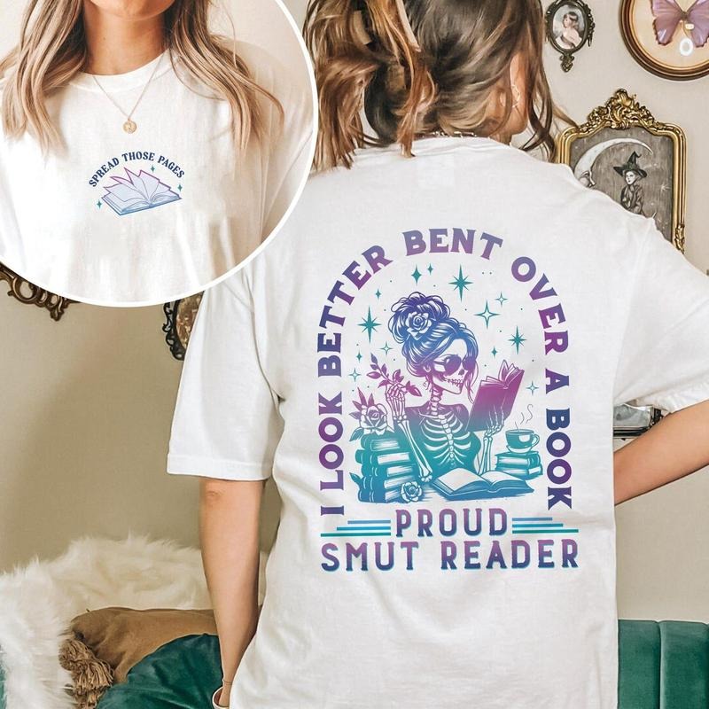 I Look Better Bent Over A Book Smut Reader Hoodie, Romance Smut Bookish Shirt, Smut Lover TShirt, Spicy Books Reader,...