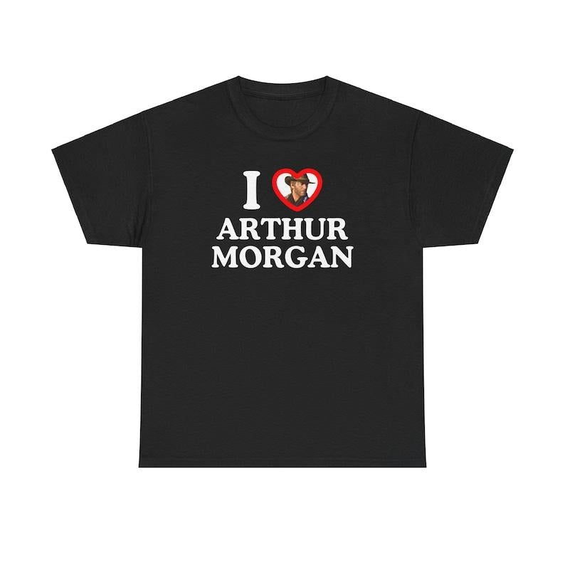 I Love Arthur Morgan Gift For Him and Her Unisex Gamers Shirt Game Tee Hoodie, Sweatshirt | GrindPrints.com