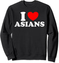 I Love Asians Shirt I Heart Asians T-Shirts, Hoodie, Sweatshirt