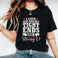 I Love Big Sacks Tight Ends And A Strong D Shirt, Funny Football Lover Gift T-shirt, Sport Coach Tee, Football Season...