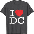 I Love DC, Love District of Columbia T-Shirt | Unisex Cotton Tee, Size S-5XL Hoodie, Sweatshirt | GrindPrints.com