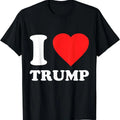I Love Donald Trump T-Shirt | Unisex Cotton Tee, Size S-5XL Hoodie, Sweatshirt | GrindPrints.com