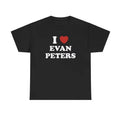 I Love Evan Peters Unisex Fan Gift Unisex Graphic Top Menswear T-Shirt Hoodie, Sweatshirt | GrindPrints.com