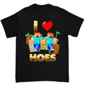 I Love Hoes Shirt Bold and Hilarious Graphic Tee for Meme Lovers Hoodie, Sweatshirt | GrindPrints.com