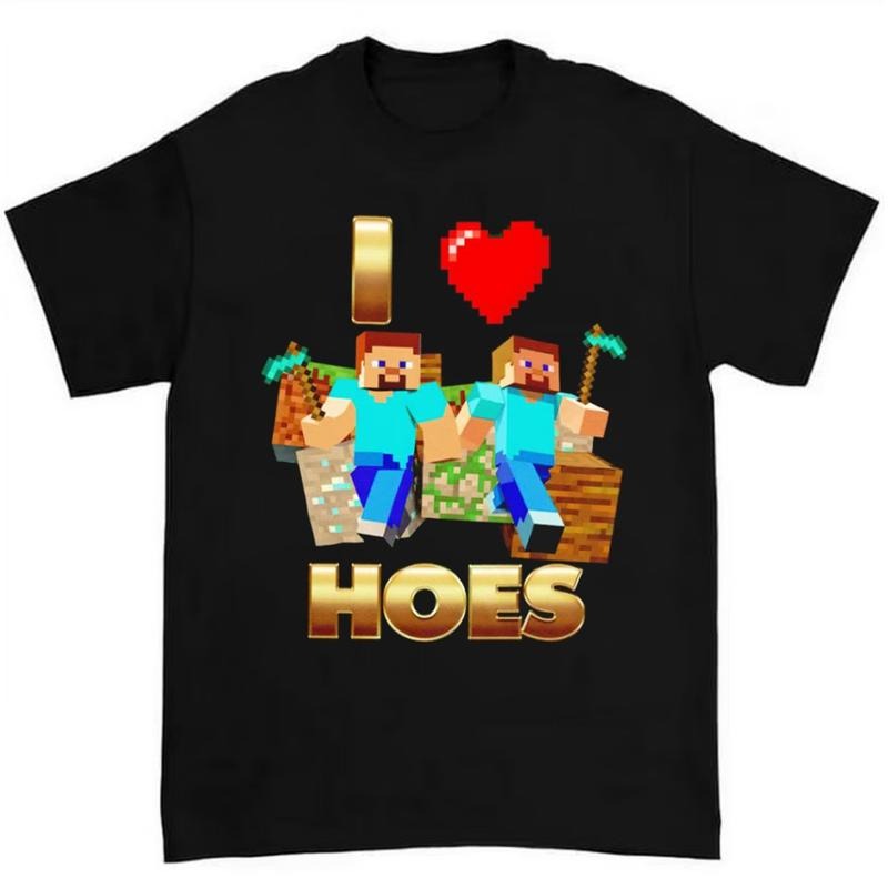 I Love Hoes Shirt Bold and Hilarious Graphic Tee for Meme Lovers Hoodie, Sweatshirt | GrindPrints.com